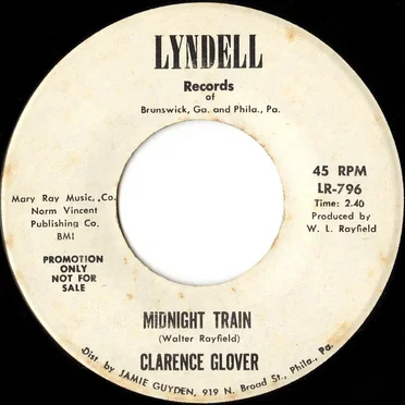 Midnight Train / Keep Your Promises by Clarence Glover - album cover