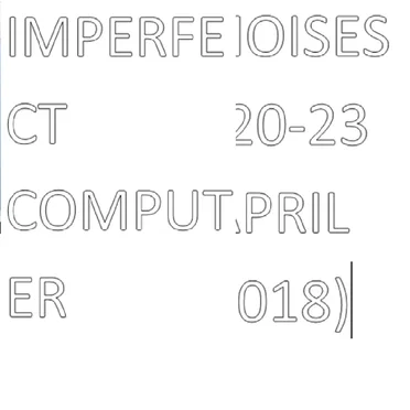 Computer Noises (20-23 April 2018)