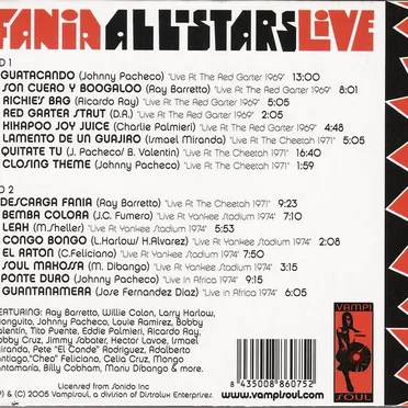 Hot Sweat: The Best of Fania Allstars Live