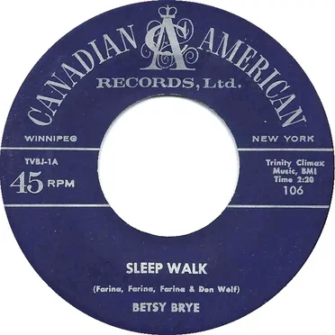 Sleep Walk by Betsy Brye - album cover