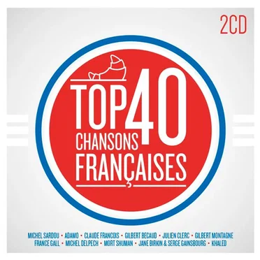 Top 40 chansons françaises by Various Artists - album cover
