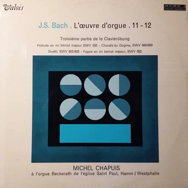 L'œuvre d'orgue 11-12 : Troisième partie de la Clavierübung