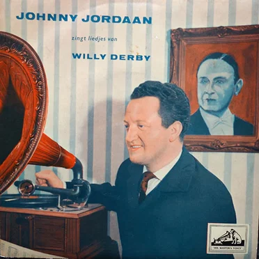 Johnny Jordaan zingt liedjes van Willy Derby