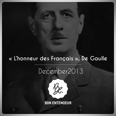 L’Honneur des Français, De Gaulle by Bon Entendeur - album cover