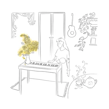 Mimosa by Chloé Antoniotti - album cover
