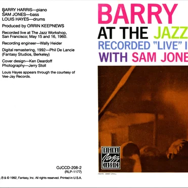 Barry Harris at The Jazz Workshop