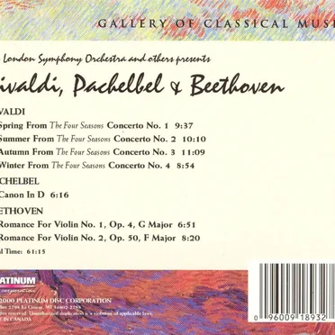 Gallery of Classical Music: Vivaldi, Pachelbel & Beethoven