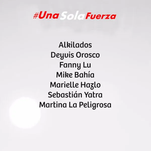 Una sola fuerza