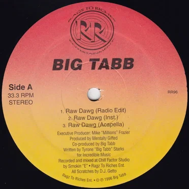 Raw Dawg by Big Tabb - album cover