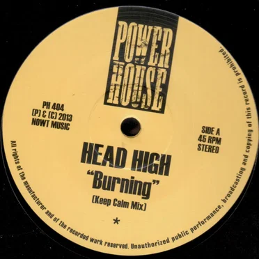 Burning by Head High - album cover