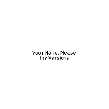 Your Name, Please (from "Earthbound")