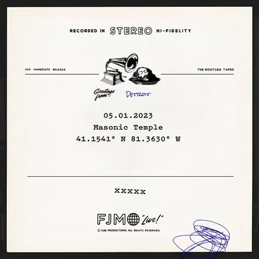 Live at the Masonic Temple, Detroit, MI 5/1/23