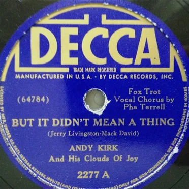 But It Didn't Mean a Thing / What Would People Say