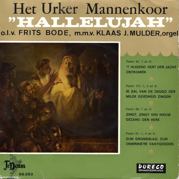 ’t Hijgend hert der jacht ontkomen / Ik zal van de deugd der milde goedheid zingen / Zingt, zingt een nieuw gezang den Here / Zijn grondslag, zijn onwrikb’re vastigheden