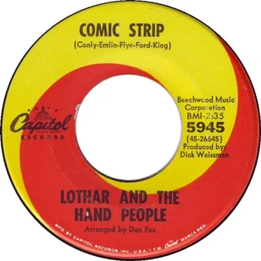 Comic Strip / Every Single Word by Lothar and the Hand People - album cover
