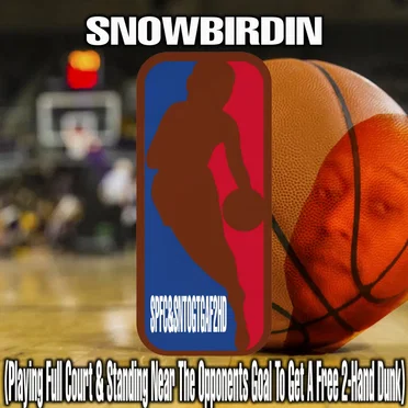 SNOWBIRDIN (Playing Full Court & Standing Near The Opponents Goal To Get A Free 2-Hand Dunk)