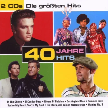 40 Jahre - 40 Hits by Various Artists - album cover