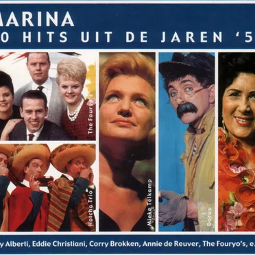 Marina, 50 hits uit de jaren ’50 by Various Artists - album cover
