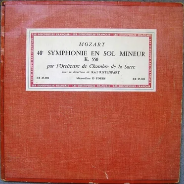 40ème symphonie en sol mineur K.550