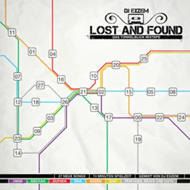 Lost And Found - Das Tunnelblick Mixtape by DJ Exzem - album cover