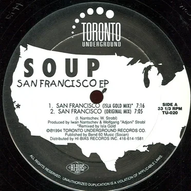 San Francisco EP by Soup - album cover