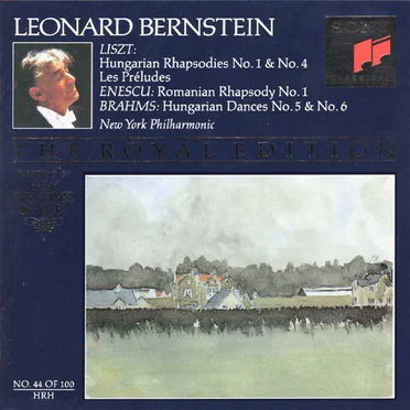 The Royal Edition, no. 44 of 100: Lizst: Hungarian Rhapsodies no. 1 & no. 4 / Les Préludes / Enescu: Romanian Rhapsody no. 1 / Brahms: Hungarian Dances no. 5 & no. 6