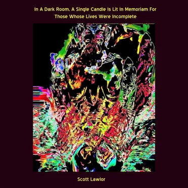 In a Dark Room, a Single Candle Is Lit in Memoriam for Those Whose Lives Were Incomplete