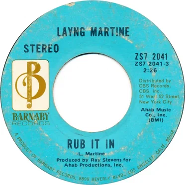 Rub It In by Layng Martine - album cover