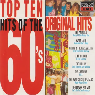 Top Ten Hits of the Sixties by Various Artists - album cover