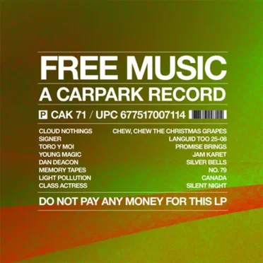Free Music: A Carpark Record by Various Artists - album cover