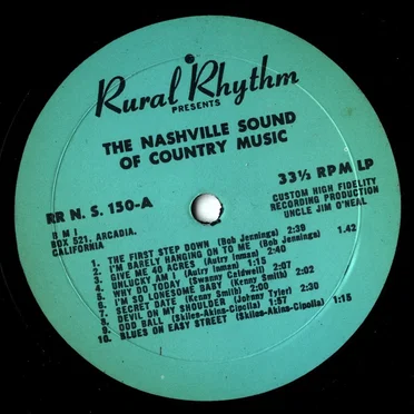 The Nashville Sound of Country Music by Various Artists - album cover