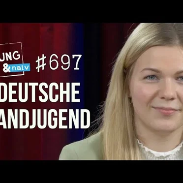 Jung & Naiv #697, „Theresa Schmidt (Bund der Deutschen Landjugend)“ by Tilo Jung - album cover