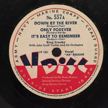 Down by the River / Only Forever / It’s Easy to Remember / Seventh Avenue