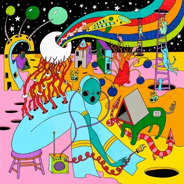 The Cosmic Skybus by Moon Pigeons - album cover