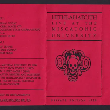 Live At The Miscatonic University