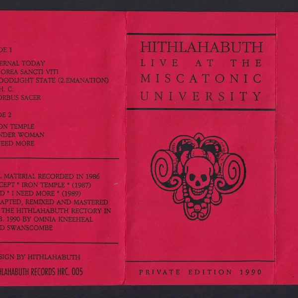 Live At The Miscatonic University