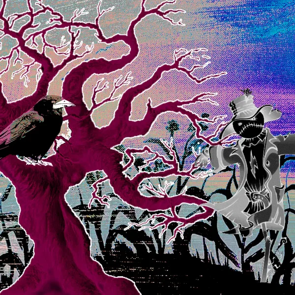 A Crow vs the Scarecrow