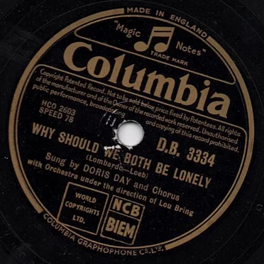 Why Should We Both Be Lonely / Mister Tap Toe