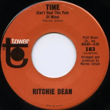 Time / Farewell Angelina by Ritchie Dean - album cover