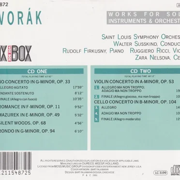 Works For Solo Instruments & Orchestra