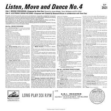 Listen, Move And Dance No. 4 - Moving Percussion And Electronic Sound Pictures