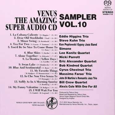 Venus The Amazing Super Audio CD Sampler Vol.10 by Various Artists - album cover