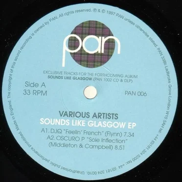 Sounds Like Glasgow EP by Various Artists - album cover