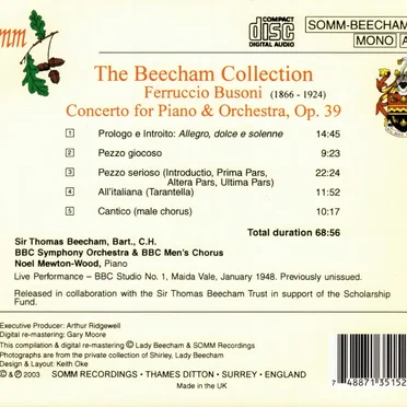 Piano Concerto, op. 39