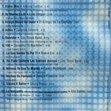 2003 año de exitos: bachatas y merengue by Various Artists - album cover