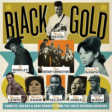 Black Gold (Samples, Breaks & Rare Grooves From The Vaults Of Chess Records) by Various Artists - album cover