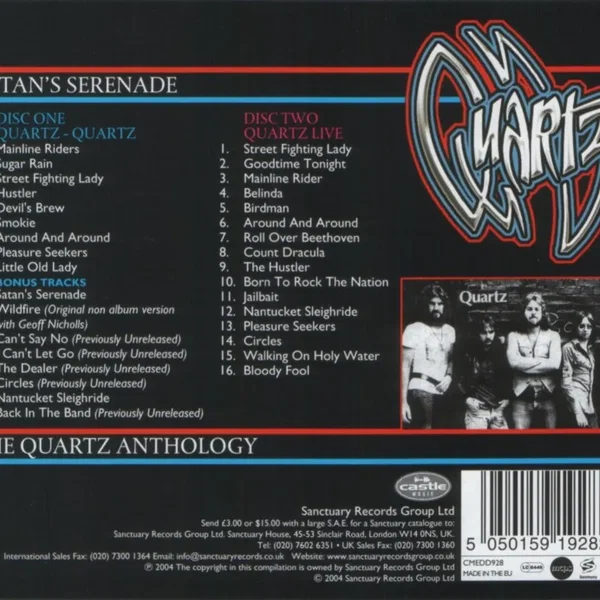 Satan's Serenade: The Quartz Anthology