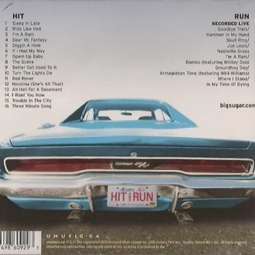 Hit and Run by Big Sugar - album cover