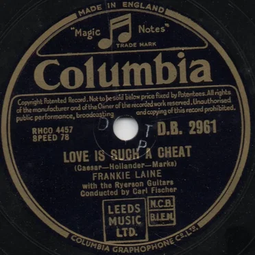 Love Is Such a Cheat / Allentown Jail