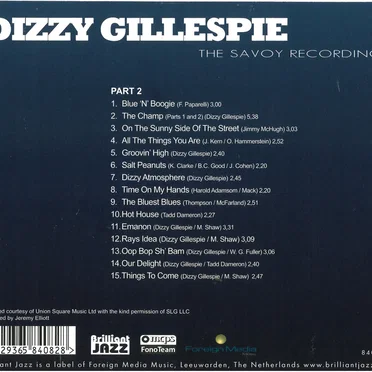 The Savoy Recordings, Part 2